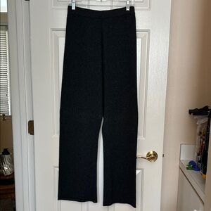 Classic Black Straight Leg Women's Pants